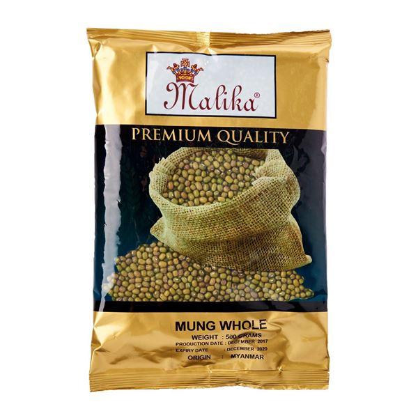 Malika Green Moong Daal Whole-1Kg - Firaana