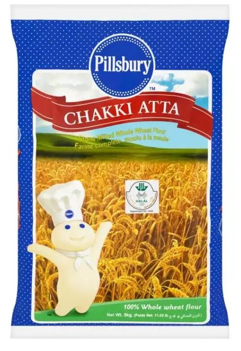 Pillsbury Chakki Atta - 5Kg - Firaana